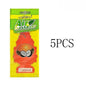 3-80pcs Christmas Tree Car Air Freshener Natural Aromatherapy Tea Paper Hanging Perfume Vanilla Auto Parts Interior
