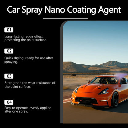 Multifunctional Car Paint Care Spray Protects Against Scratches Repairs And Enhances The Shine Coating Easy To Use