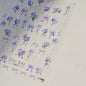 1Sheet 5D Soft Embossed Relief Nail Stickers Cute Daisies Self Adhesive Slider Stickers Press On Nails DIY Japanese Nail Art Dec