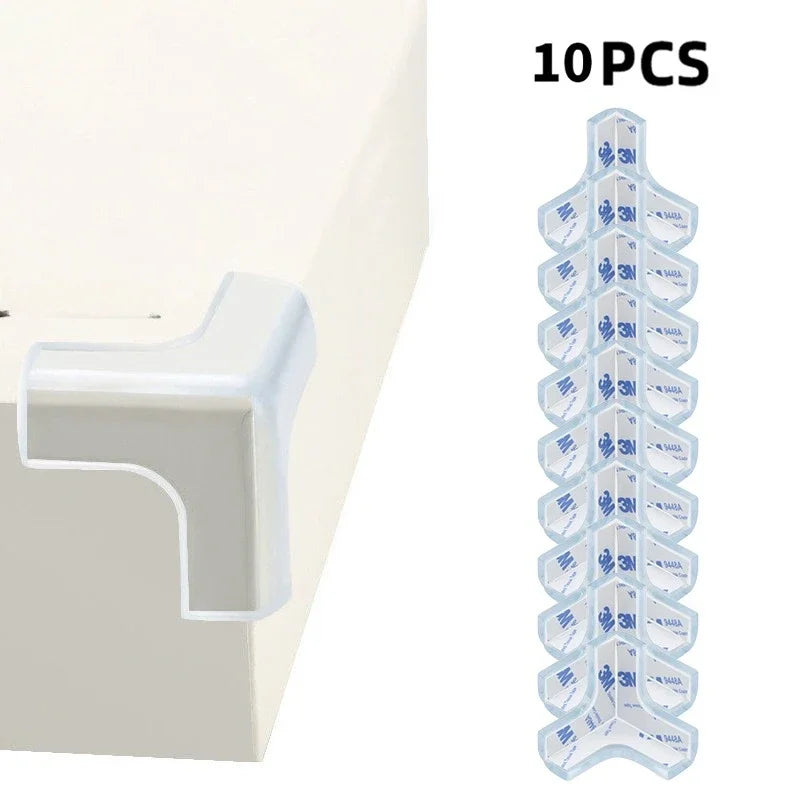 10PCS Transparent Anti Collision Angle PVC Pad Child Safety Corner Guard Baby Collision Proof Protector Christmas gift