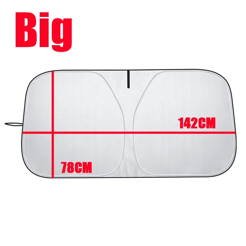 Car Front Window Windshield Sun Shade Cover Summer Sunscreen UV Protector Parasol Sunshade Auto Interior Accessories