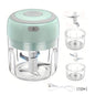 100ml/250ml Electric Mini Garlic Press Chopper - Rechargeable USB Masher with Powerful Lithium Battery, Easy Meat Grinder