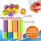 8/16Pcs Small Water Guns And Absorbent Water Balloons Toys Summer Foam WaterGun Outdoor Swimming Pool Beach Party Games Toys
