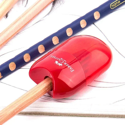 Double Hole and One Hole Pencil Sharpener Creative Transparent Pen Knife Kid Student Cutting Stationery School Supplies