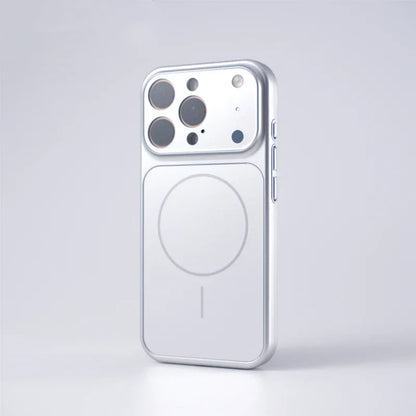 Frosted Camera Lens Protection For MagSafe Phone Case For iPhone 17 17Pro Max 16 15 14 13 Matte Wireless Charging Magnetic Cover