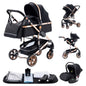 Baby stroller 3 in1,four wheel stroller,2 in 1 baby car,Lightweight strollers,Mutifunction Strollers,baby carriage,Poussette