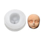 Elf silicone Q version face face mold ultra-light clay soft pottery face mold bjd silicone fairy ears baby face