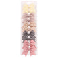 10Pcs/Set New Cute Solid Ribbon Bowknot Hair Clips for Baby Girls Handmade Bows Hairpin Barrettes Headwear Baby Hair Accessories