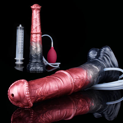 NNSX Horse Squirting Anal Plug Dildo Ejaculation Penis with Strong Sucker G-spot Stimulation Silicone Erotic Sex Toys For Woman