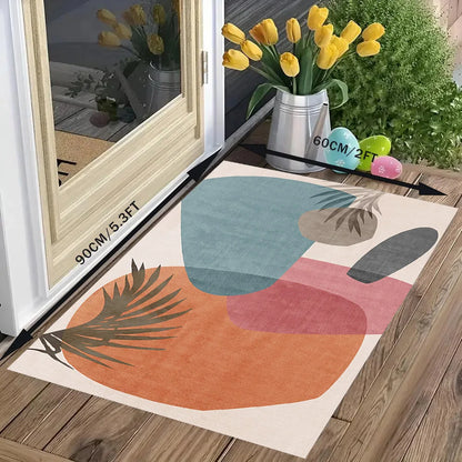 VIKAMA 2D Front Door Mat, Indoor And Outdoor Entrance Carpet, Floor Crack Illusion Carpet, Easy To Clean Carpet, Home Decoration