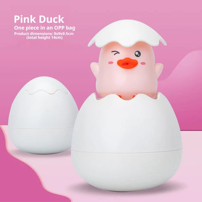 Baby Bathing Toy Kids Cute Duck Penguin Dinosaur Egg Water Spray Sprinkler Bathroom Sprinkling Shower Swimming Water Toys Gifts