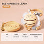 Pet Supplies Cartoon Bee Cat Harness Adjustable Breast Back Harness Dog Harness Portable Leash Set Pet Walking
