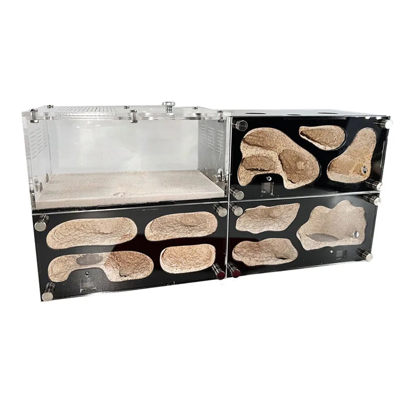 Expanded Anthill Ant House Acrylic Ant Kennel Insect Box Concrete Ant Farm Intelligent Temperature Control Ants Nest Spliceable
