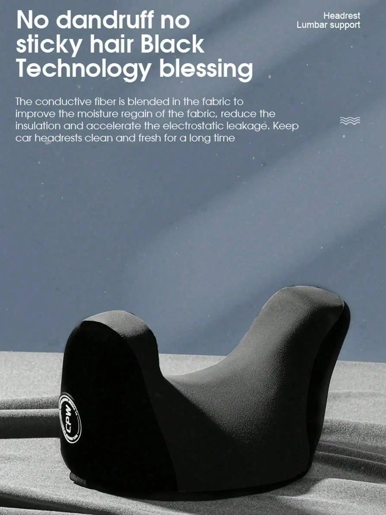 1pc Car Headrest, Neck Pillow for Preventing Neck Tilting, In-car Supplies, Side Support for Adults, U-shaped Memor