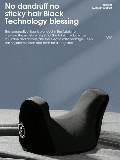 1pc Car Headrest, Neck Pillow for Preventing Neck Tilting, In-car Supplies, Side Support for Adults, U-shaped Memor