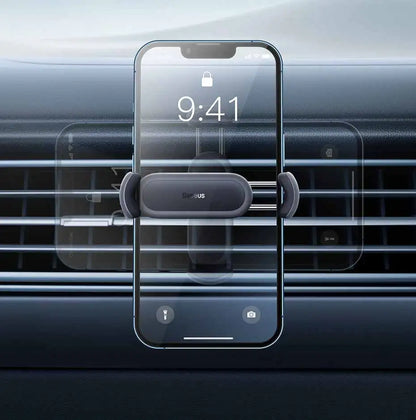 Baseus Car Phone Holder For Universal Mobile Phone Holder Stand Car Phone Stand For Car Air Outlet Mount Car Cell Phone Support