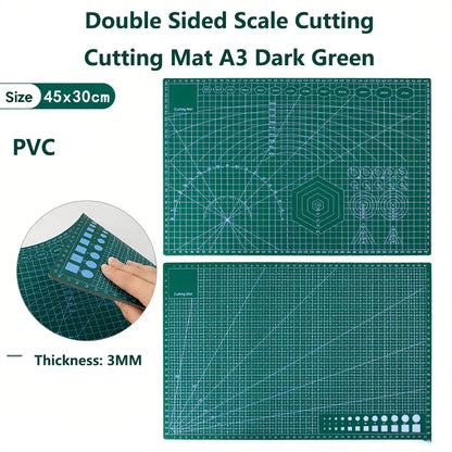 New A3 Double Side Craft Cutting Mat Cutting Board Sewing Pad Artist Carving Tools Handmade Crafts DIY Props 5 colors