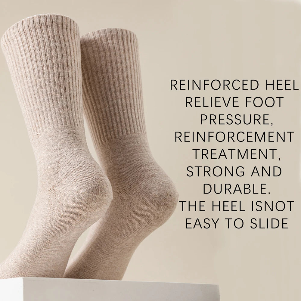 Wool Warm Five-finger Socks Comfortable Business Men's Toe Socks Sports Breathable Sweat Deodorant Solid Color Sock Male