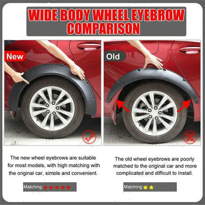 Car Modification With Wide Body Wheel Arches And Mudguards Suitable For SUVs And Off-Road Vehicles With Widened Wheel Arches