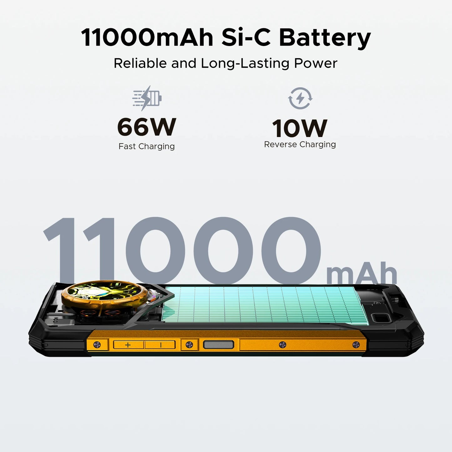 Phone robust DOOGEE S200 Ultra 5G AI 6,72 "Dimensity 7400 48 Go RAM (12 36) 1 To ROM battery 11000 mAh Android 15 NFC Smar