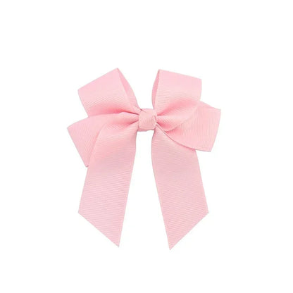 1pcs 3.6'' Solid Color Bowknot Hair Clips For Baby Girls Classic Bows Hairpins Cute Barrettes Headwear Kids Hair Accessories