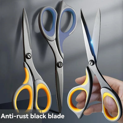 Deli-Stainless Steel Anti-Stick Scissors, Alloy Stationery, School Supplies, Office, Student, DIY, Hand Craft, 175mm
