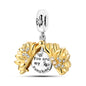 Original 925 Sterling Silver Charm Beads Clover Sunflower Tulip Carnation Pendant For Women Jewelry Fashion Gift