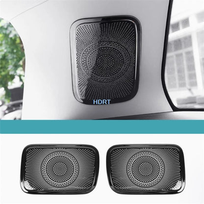 Car Styling Instrument Outlet Horn Hood Air Intake Mask Audio Trim For Leapmotor C10 2024 + Rear Trunk Speaker Cover Accessories