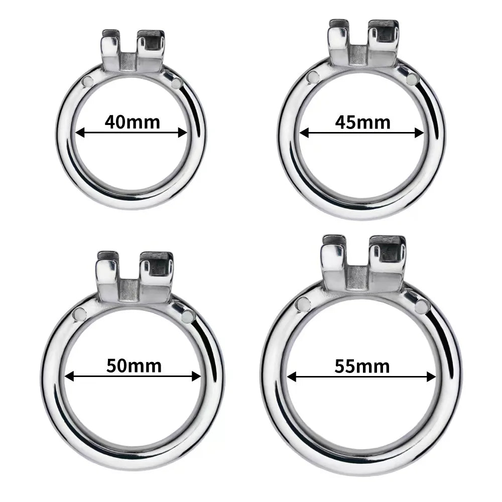 Stainless Steel Chastity Cage Device Penis Rings Bondage Belt Cock CB Lock BDSM Sex Toys for Man Gay Adult Products Accessories