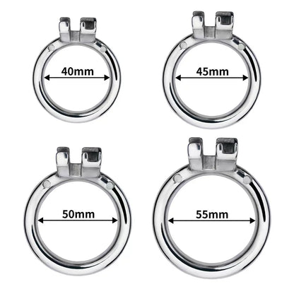 Stainless Steel Chastity Cage Device Penis Rings Bondage Belt Cock CB Lock BDSM Sex Toys for Man Gay Adult Products Accessories