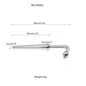 Male Eye Stick Urethral Insertion Stick Pulse Pulling Bead Urinary Blockage Ultra Long Stainless Steel Masturbation Orgasm Tool