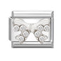 Zircon Pearl Heart Bow Candy Flower Butterfly Italian Charm Links Fit 9mm Stainless Steel Bracelet Personalized DIY Making Gifts