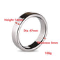 Top Quality Small Large Size Male Penis Ring Lock Stainless Steel Heavy Metal Cock Ring Ball Stretcher Erection Sexy Toy For Man