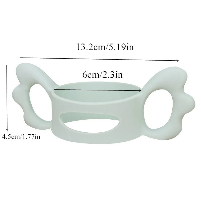 Classic Feeding Bottle Handles Soft Compatible Silicone Baby Nursing Bottles Handles Easy to Carry Handles for Hegen Bottle Size