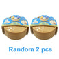 Realistic Giant Dumpling Squeeze Toy with Bamboo Steamer Soft TPR Dough Ball Decompression Fidget Toy Creative Funny Gift