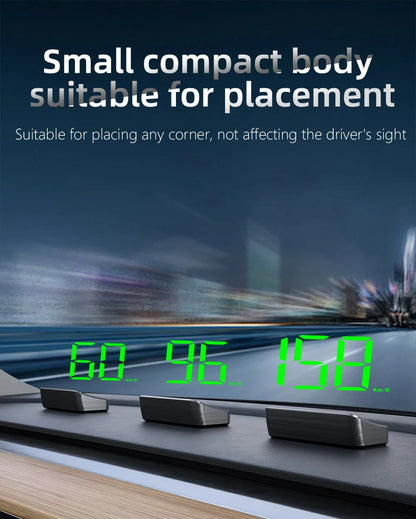  M2 Universal GPS HUD Car Speedometer Projector With Speed KMH Head Up Display Car USB Cable Plug & Play GPS & Beidou System