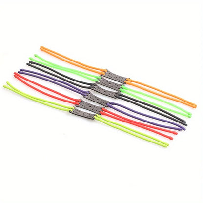 2pcs Slingshot Card Bead Rubber Band Slingshot Replaces Elastic Rubber Band, Round Rubber Band and Slingshot Accessories