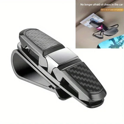 Car Glasses Case Auto Sun Visor Glasses Holder Sunglasses Clip Card Holder Eyeglasses Accessories Car Accessories Interior