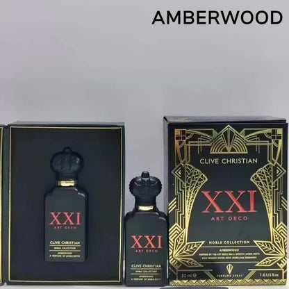 Clive Christian Woody Fresh Unisex Perfume 50ml – Long Lasting Elegant Fragrance with Peach Jasmine Rose Sandalwood Amber Musk