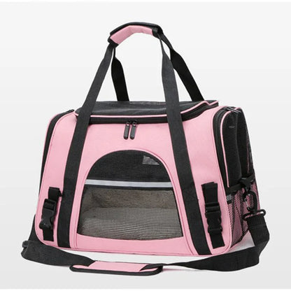 2026 Portable Pet Bag, Handheld Dog Carrier, Foldable Cat Travel Bag, Breathable Outdoor Car Carrier for Small Pets