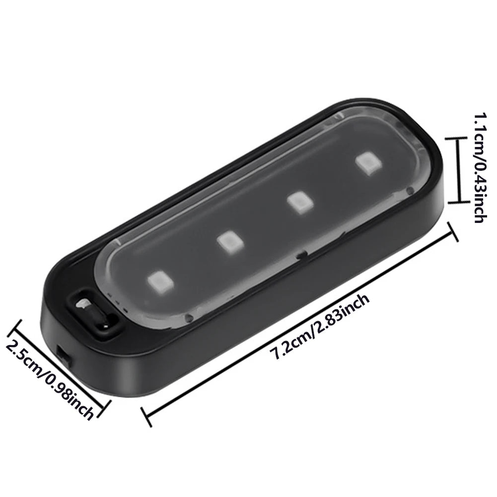 Wireless RGB Car Door Welcome Light Auto LED Decoration Ambient Lamps USB Charging Door Light Safety Anti-collision Signal Lamp