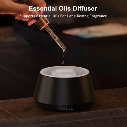 Flame Humidifier Essential Oil Diffuser Aroma Air Humidifier Fragrance Diffuser for Home Aromatherapy Diffuser with Night Light