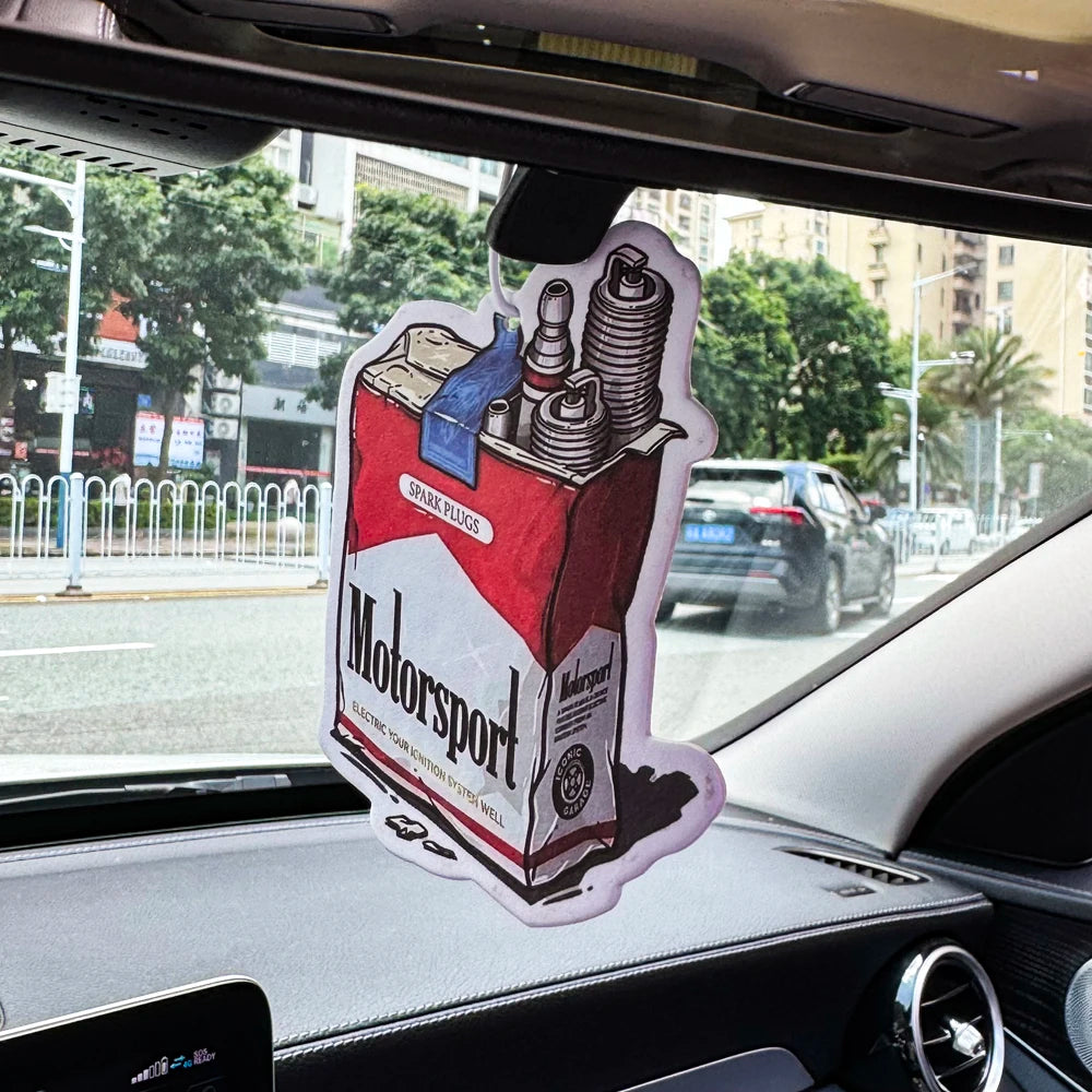JDM Car Modification Culture Air Freshener Pendant Cool Girls Rear View Mirror Aromatherapy Pendant Car Decorations