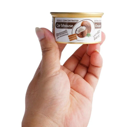 Car Flavoring Car Air Fresheners Perfume Canned Wood Blocks Coffee Flavor Long-Lasting Auto Aromatherapy Car Deodorant Supplies