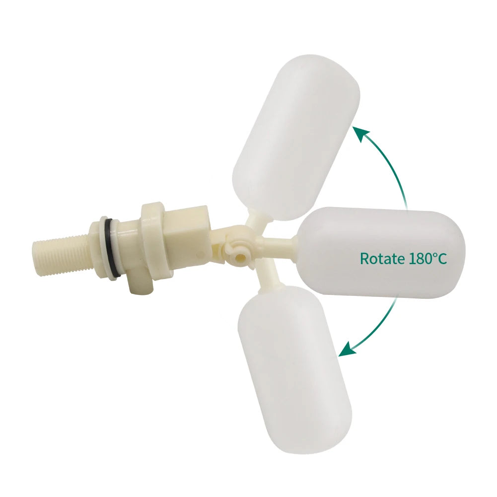 Farm Cattle Sheep Dog 1/2" Automatic Waterer Bowl Float Valve Plastic Fish Tank Aquarium Water Humidifier Valve Livestock Tool