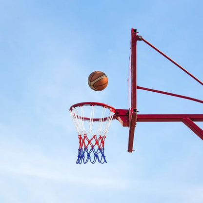 1-5PCS Basketball Net All-Weather Basketball Net Tri-Color Basketball Hoop Net Powered Basketball Hoop Basket Rim Net 농구골대