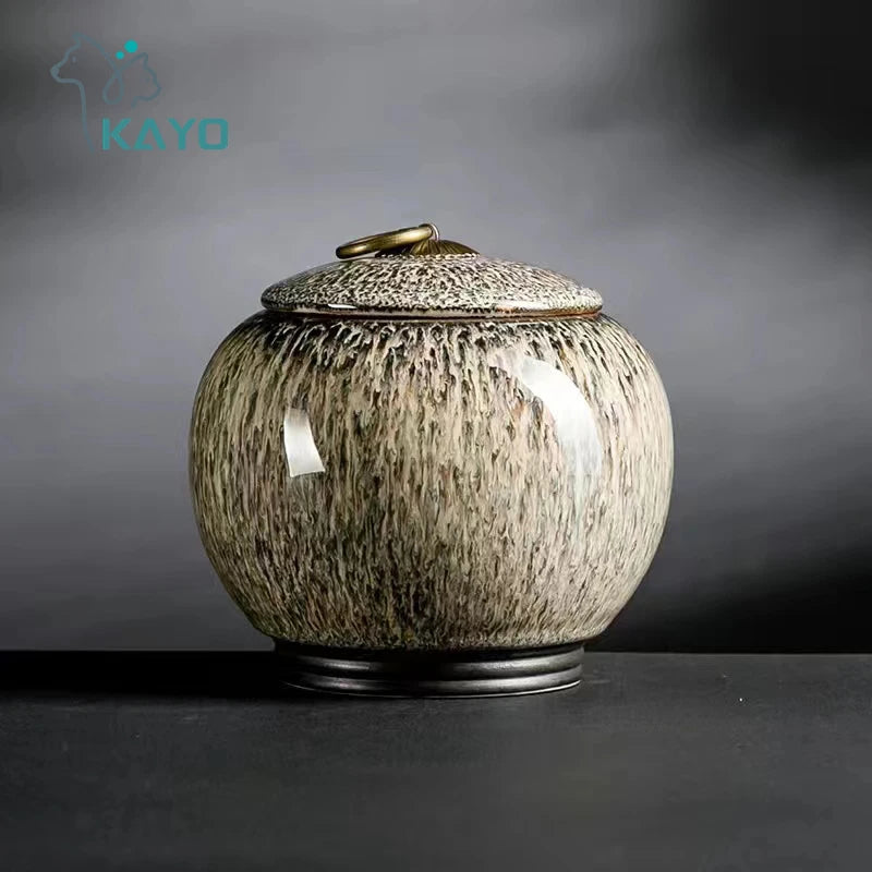 Cremation Urns for Human Ashes Pet Cat dog rabbit Place Funeral Small Animal Ceramic Urn coffin box keepsake