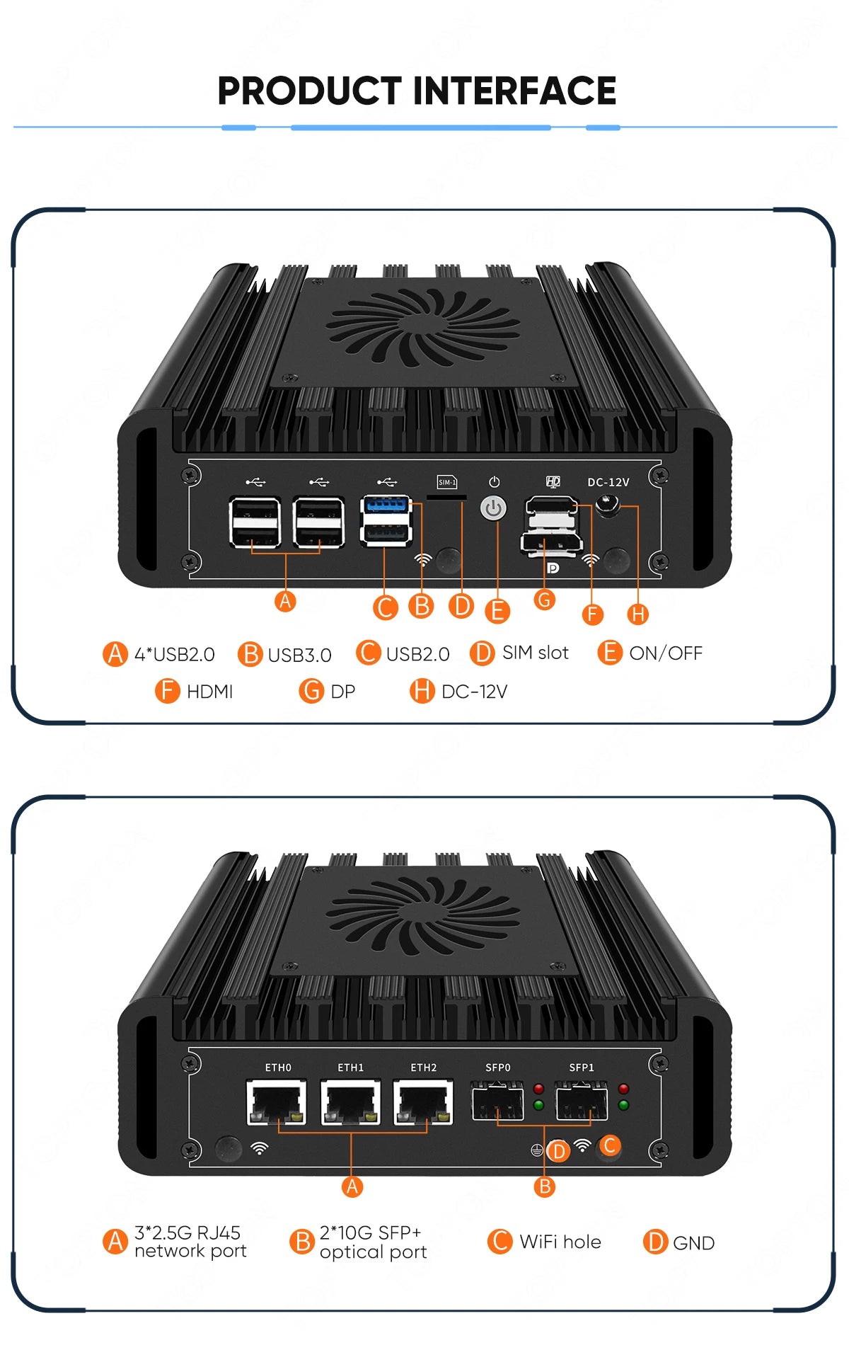 Topton Metal VPN 2x 10G SFP+ Firewall Mini PC 3x 2.5G NICs i226-V Intel i3 N305 N300 N150 DDR5 NVMe Proxmox OpenWrt Home Server