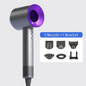 Professional Ionic Hair Dryer, 1800W High Speed Blow Dryer with Diffuser & Nozzle, Constant Temperature Hair Care, Powerful AC M