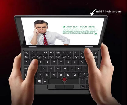 7 inch Pocket Laptop N95 Notebook Touch Screen Portable Netbook Win 11 Pro 8GB 16GB+1TB Mini PC Micro Computer Bluetooth 4.2